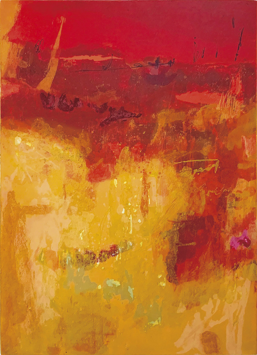 Trace  (paysage rouge)