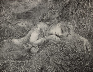 The heartbeat of the trees. Frost flowers melting in thin ice.