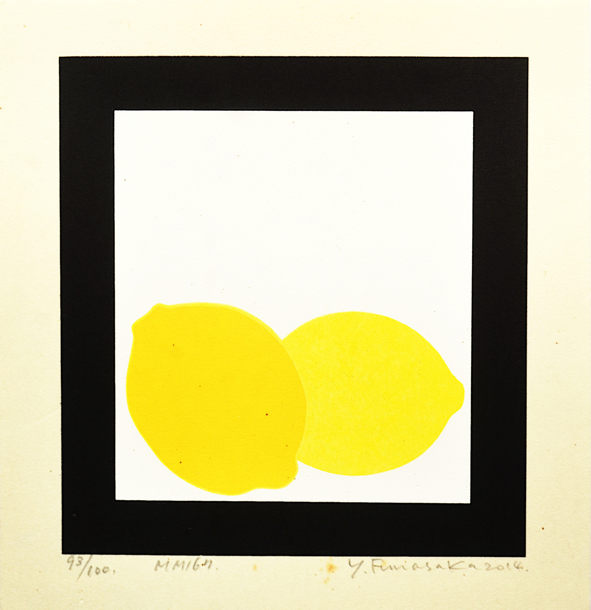 Lemon Black and White 2167