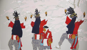 Lion Dancing at Nitta Atago Shrine