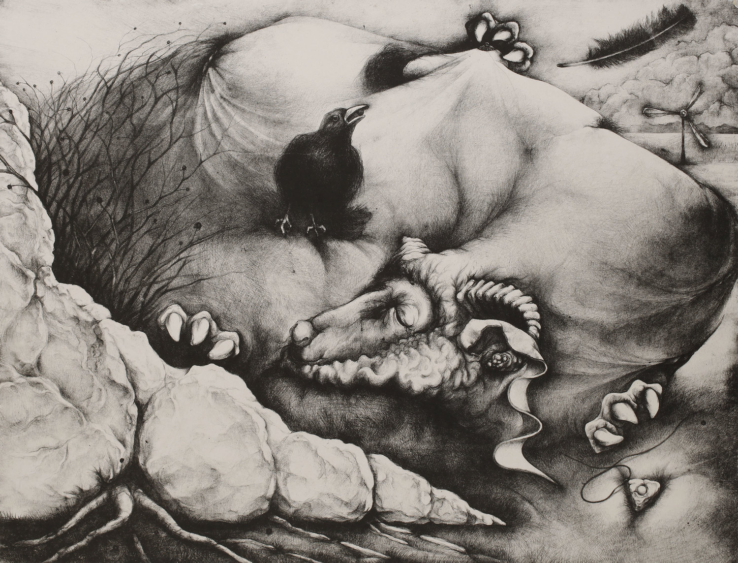 At that time the birds went to eat the red nuts