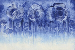 Flowers in Blue ― Three blue flowers ―